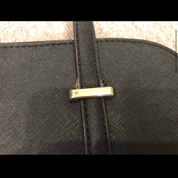 Kate spade ♠️ black leather tote. - Picture 3 of 5